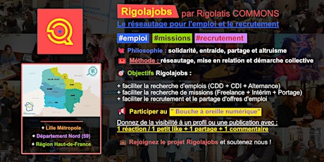 Hauptbild für Rigolatis + Halle de l'emploi Lille (Janvier 2024)