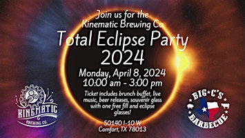 Primaire afbeelding van Kinematic Brewing Total Eclipse Party 2024