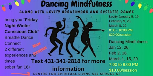 Dancing Mindfulness, Friday Night Winter Conscious Club primary image