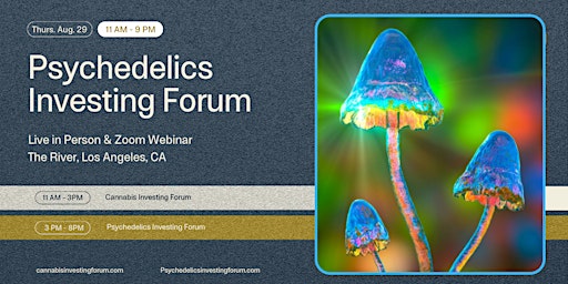 Imagem principal de Psychedelics Investing Forum