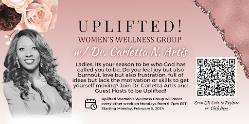 Imagem principal do evento UPLIFTED! Women's Wellness Group