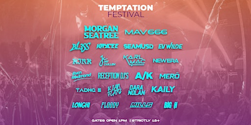 Imagem principal do evento Temptation Festival