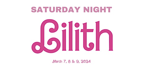 Image principale de Lilith 2024 - Saturday Night