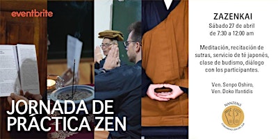 Zazenkai: Jornada de practica-estudio zen. Abril - Dojo Paternal primary image