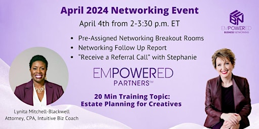 4.4.24 Networking Event - Lynita Mitchell-Blackwell Featured Expert  primärbild