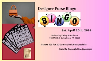 Designer Purse Bingo primary image