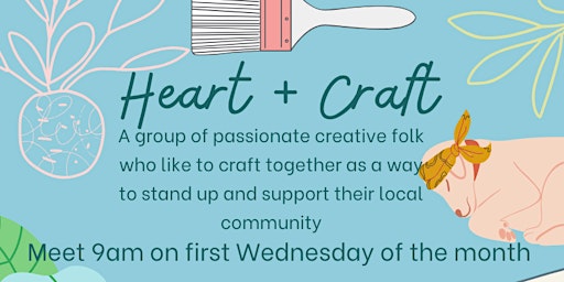 Heart and Craft - a craft group to make & share with those in need primary image