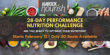 AMROCK Nourish 28-Day Performance Nutrition Challenge primary image