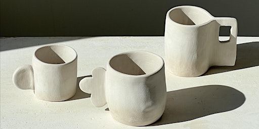 Imagem principal do evento Father's Day Intro Pottery Class - Coffee Mug Ceramic Pottery Class