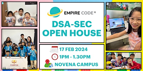 DSA Coding and Robotics Open House (February) primary image