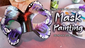 Creature Crafternoon: Mask Painting primary image