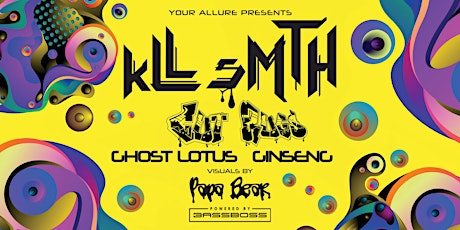 kLL sMTH + Cut Rugs, Ghost Lotus, & Ginseng at Asheville Music Hall