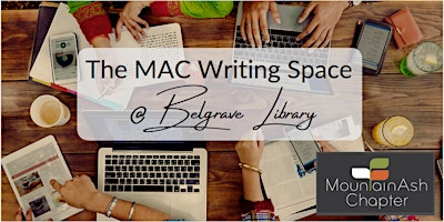 Imagem principal do evento The MAC Writing Space @ Belgrave Library, semester 1