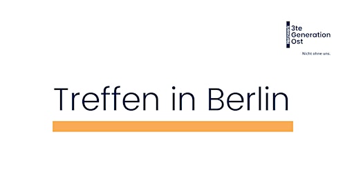 Hauptbild für Treffen in Berlin | Do., 25. April 2024 | ab 18:30 Uhr