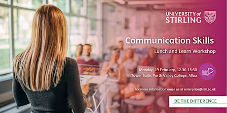 Communication Skills (Lunch & Learn workshop) primary image
