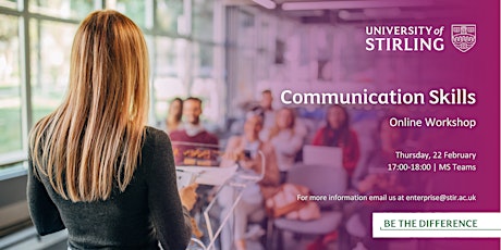 Imagem principal de Communication Skills (Online Workshop)