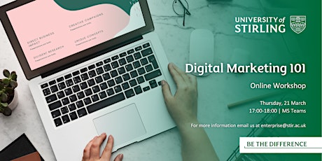 Digital Marketing 101 (Online Workshop) primary image