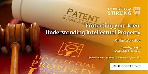 Hauptbild für Protecting your Idea: Understanding Intellectual Property (Online Workshop)