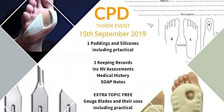 Foot Care CPD September 2019 with FREE BONUS TOPIC primary image