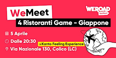 Imagen principal de WeMeet| 4 Ristoranti Game - Giappone