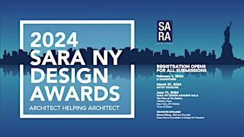 Imagem principal de 2024 SARA NY DESIGN AWARDS GALA TICKETS & SPONSORSHIPS