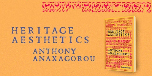 GOBS Poetry Book Club: Anthony Anaxagorou - Heritage Aesthetics primary image