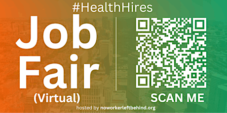 #HealthHires Virtual Job Fair / Career Networking Event #Boston #Bos