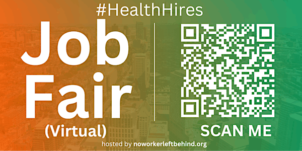 #HealthHires Virtual Job Fair / Career Networking Event #Stamford