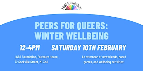 Peers for Queers: Winter Wellbeing primary image