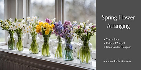 Spring Flower Arranging