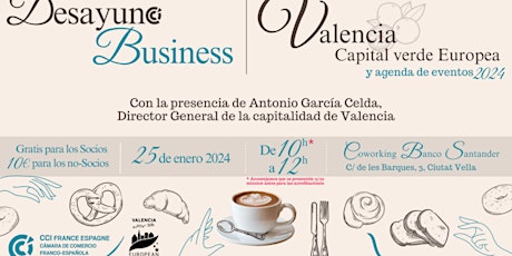 Imagen principal de Desayuno Networking en Valencia  Capital Verde Europea