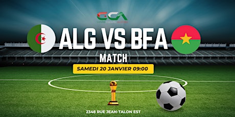 Match Algérie vs Burkina Faso primary image