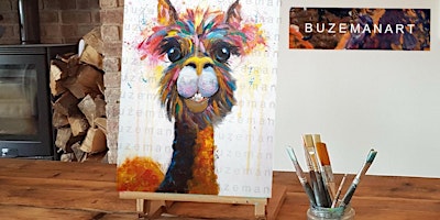 'No drama  Llama' painting workshop & Cocktails  @The Mile, Pocklington, primary image