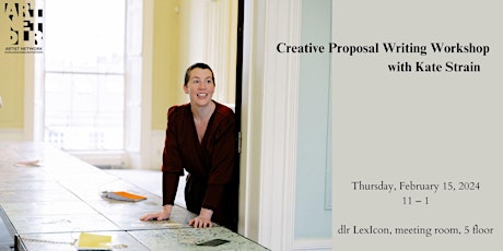 Creative Proposal Writing Workshop with Kate Strain primary image