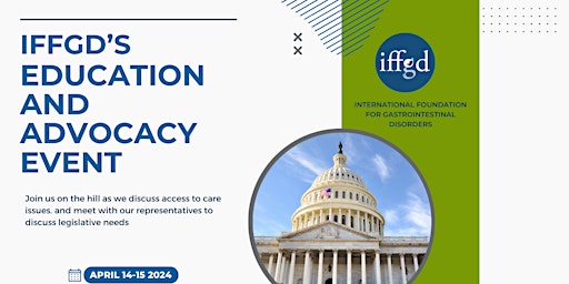 Image principale de IFFGD 2024 Education and Advocacy Event on the Hill (In-Person)