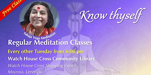 Immagine principale di Sahaja Yoga - Free Meditation in Limerick (Watch House Cross Library) 