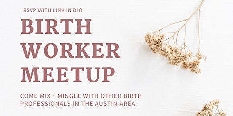 Birth Professional Meet Up