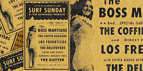 Surf Sunday Hi-Tide Showcase with The Boss Martians, The Coffin Daggers primary image