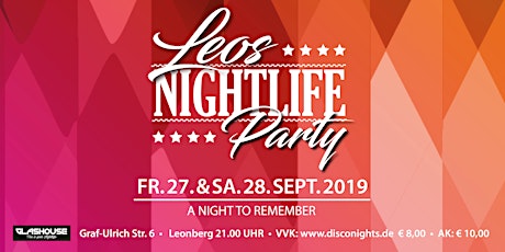 Hauptbild für Leos Nightlife, die Party! (FREITAG)