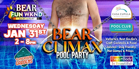 Primaire afbeelding van BEAR CLIMAX Pool Party at Pool Club PV | Bear Week 2024