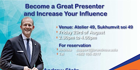 Become a Great Presenter and Increase Your Influence