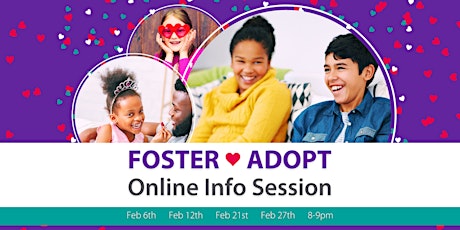 Image principale de Foster Care & Adoption Online Info Session