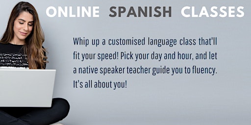 Primaire afbeelding van Online Spanish Tutoring