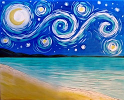 Paint with Ashley Blake  “Some Starry Beach” Paint Night primary image
