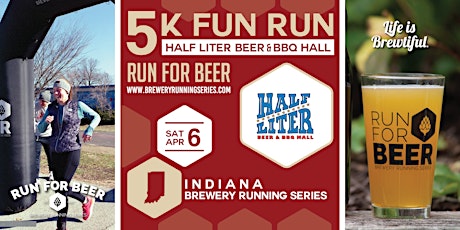 Image principale de 5k Beer Run x Half Liter | 2024 Indiana Brewery Running Series