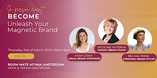 Imagem principal do evento BECOME - Unleash Your Magnetic Brand