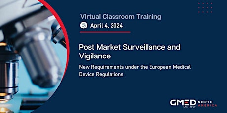 Hauptbild für Post Market Surveillance & Vigilance: New Requirements under the EUMDR/IVDR