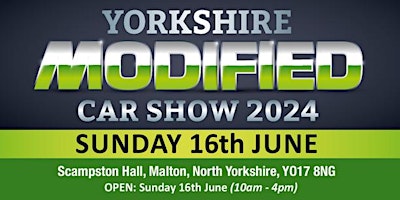 Imagen principal de Yorkshire Modified Car Show 2024 - Public Admission & Camping Tickets