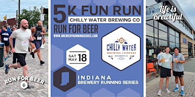 Imagem principal do evento 5k Beer Run x Chilly Water Brewing| 2024 Indiana Brewery Running Series