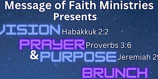 Hauptbild für Vision, Prayer, and Purpose Brunch 2024